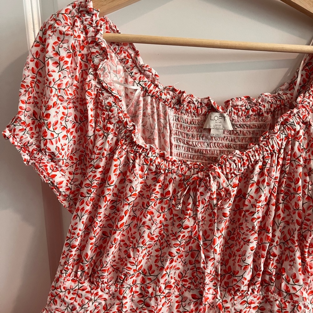 LOFT floral dress